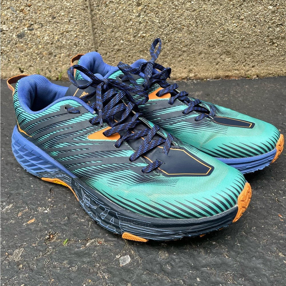 Men’s Hoka Speedgoat 4 Athletic Trail Hiking Shoes Size 10